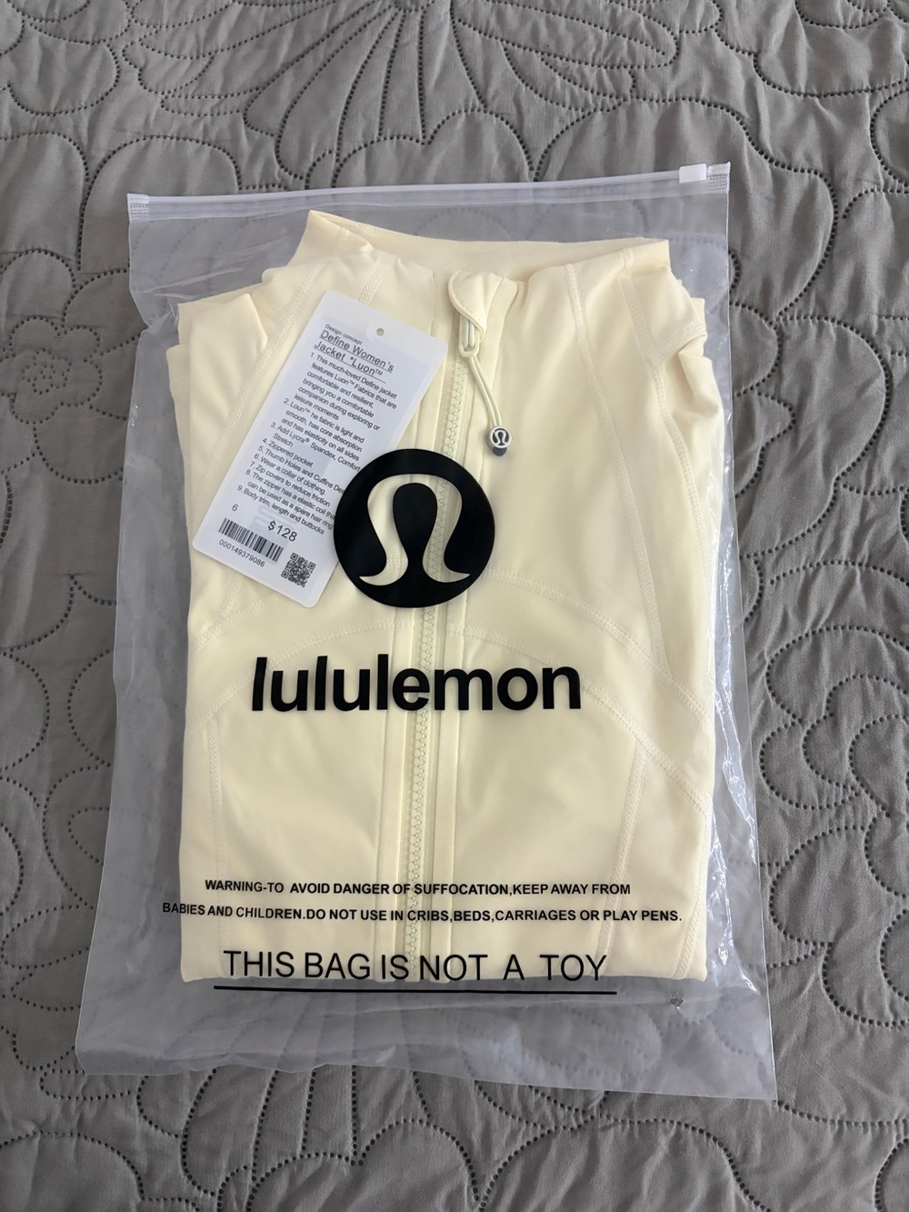 lululemon athletica Cream Full-Zip Bomber Jacket - Picture 4 of 4